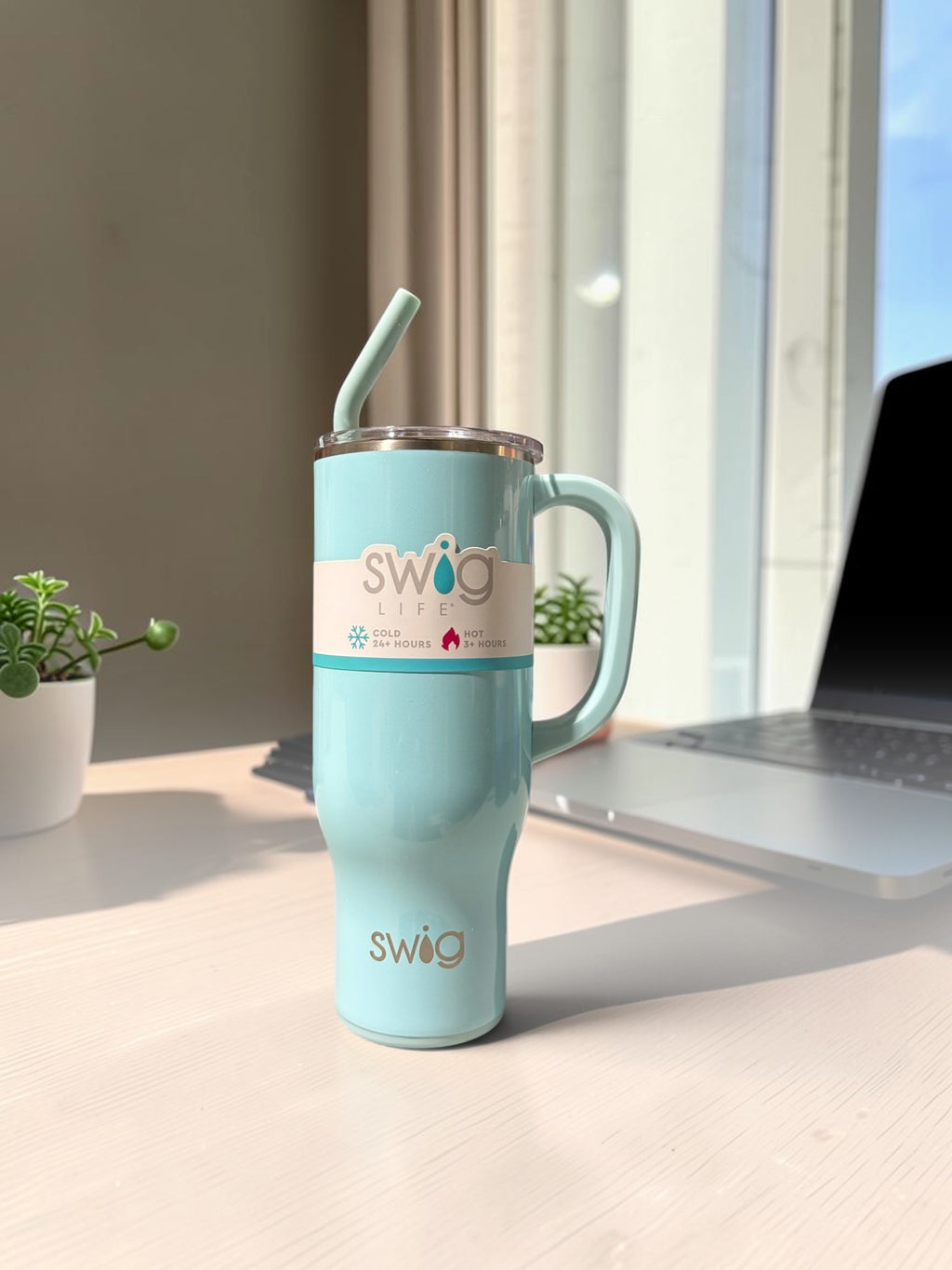 Swig Life Tumbler - Sparkly Blue