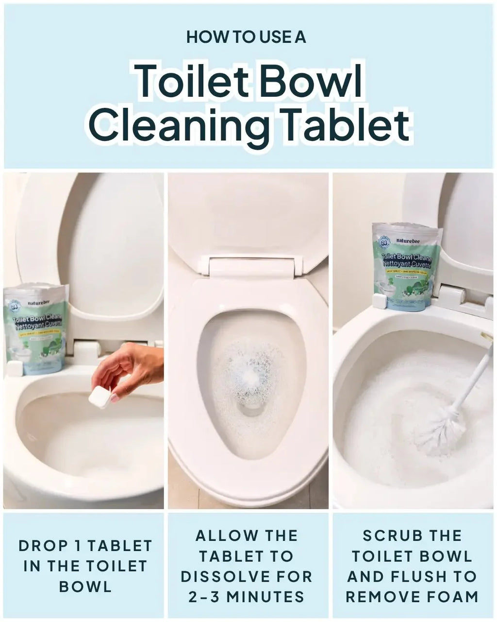Nature Bee Toilet Cleaning Tablets
