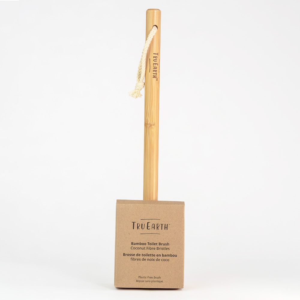 Tru Earth Coconut Bristle and Bamboo Handle Toilet Brush