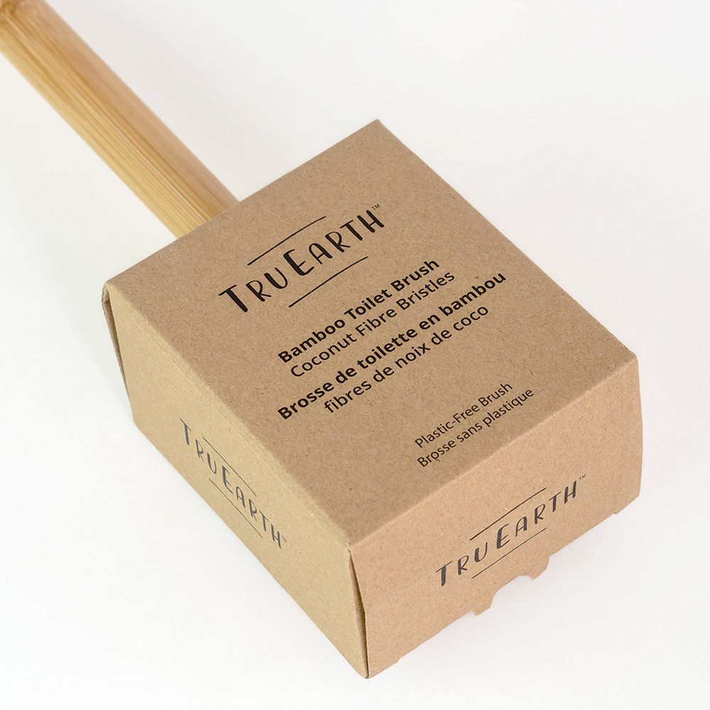 Tru Earth Coconut Bristle and Bamboo Handle Toilet Brush