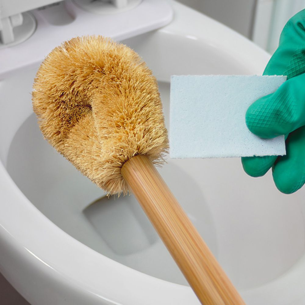 Tru Earth Coconut Bristle and Bamboo Handle Toilet Brush