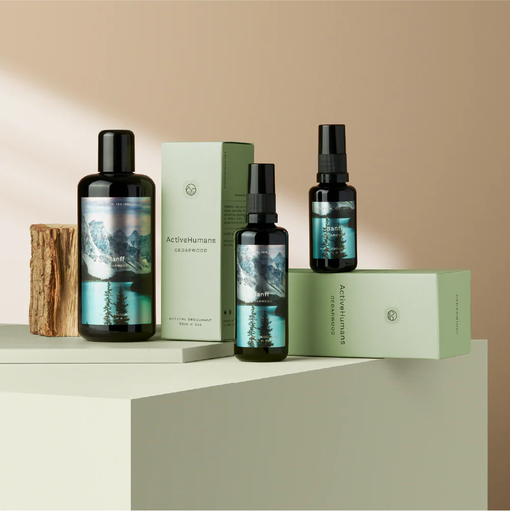 Activehumans Cedarwood Deodorant Spray
