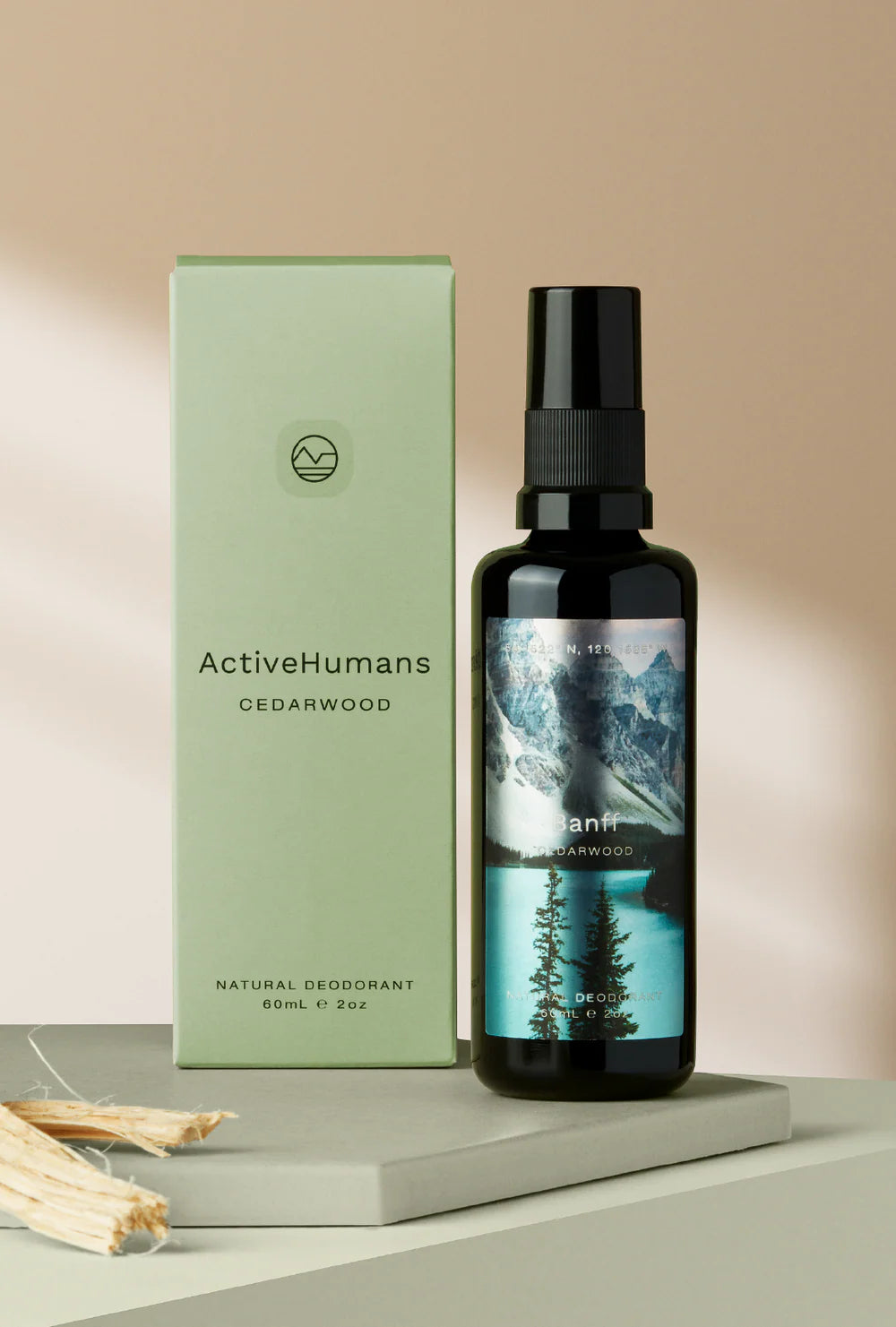Activehumans Cedarwood Deodorant Spray