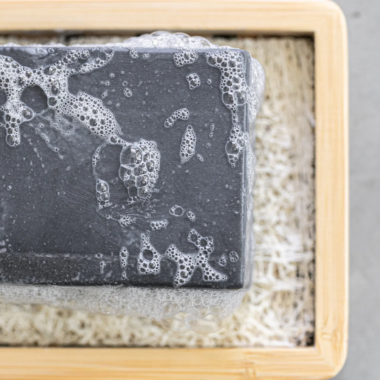 Saltspring Soapworks Face Wash Bar - CHARCOAL NEROLI