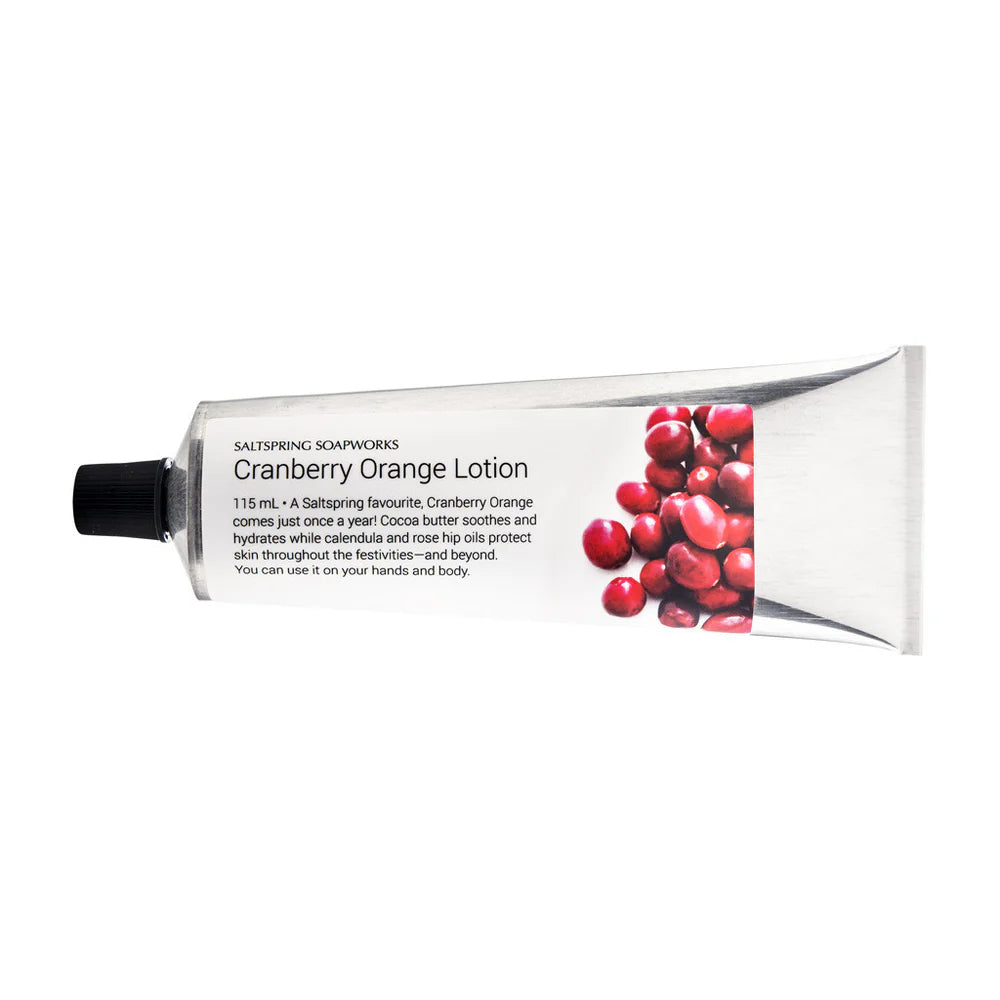 Saltspring Soapworks Lotion - Cranberry Orange