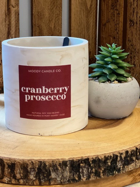 Cranberry Prosecco Candle - Moody Candle Co.