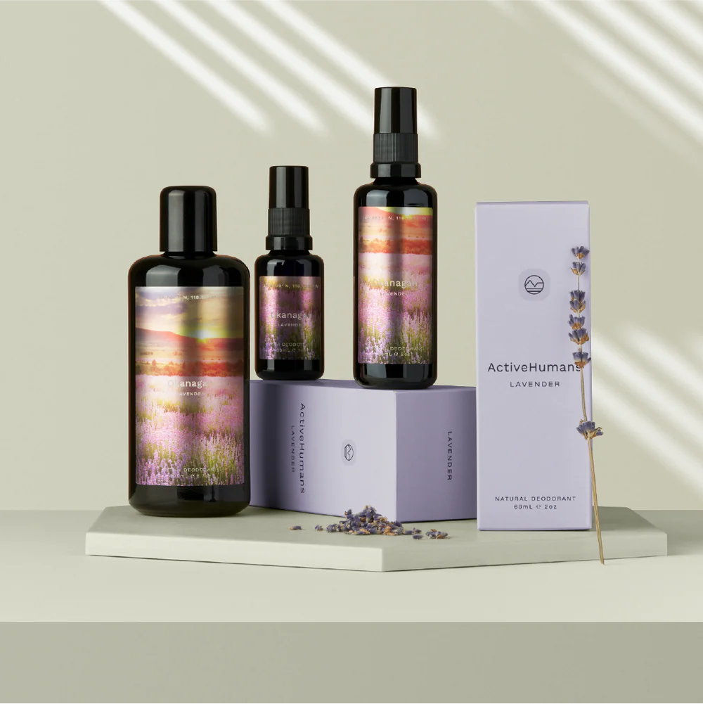 Activehumans Lavender Deodorant Spray