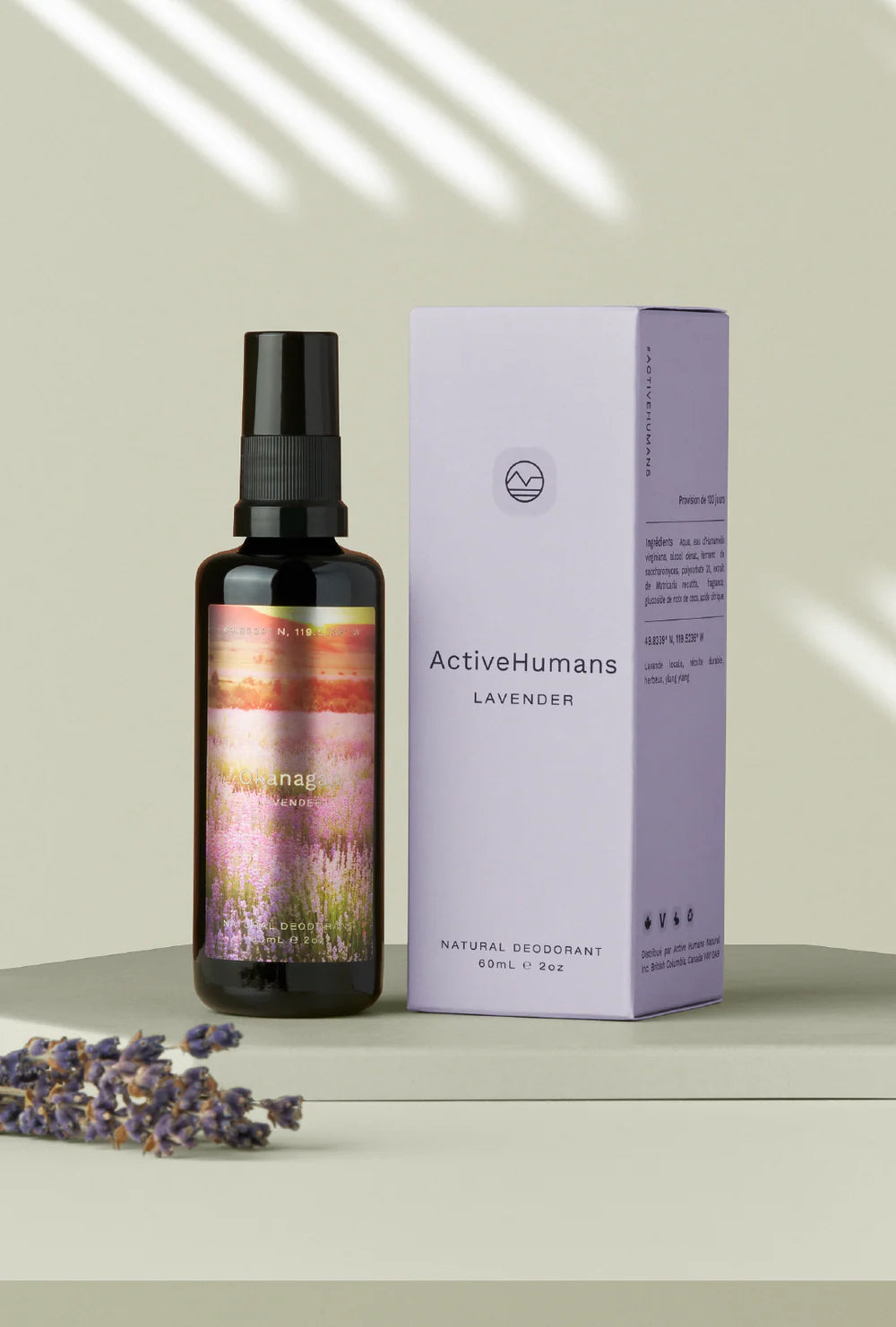 Activehumans Lavender Deodorant Spray