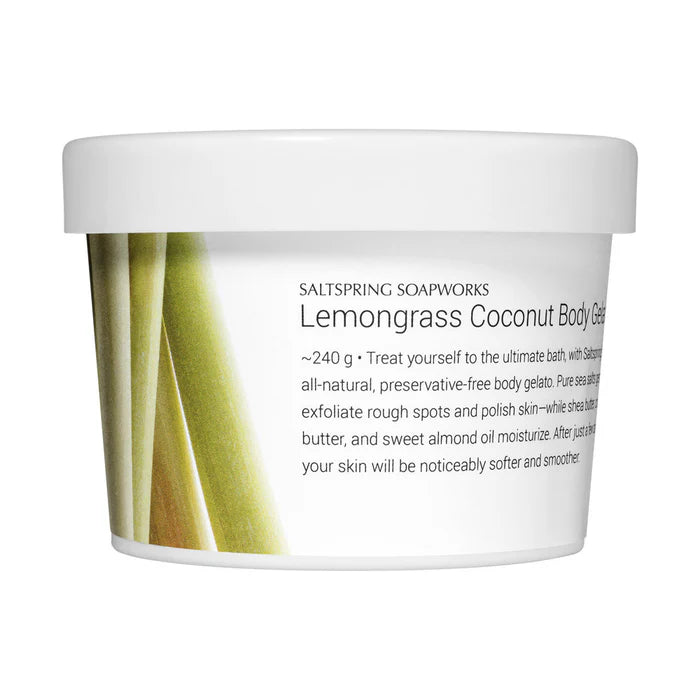 Saltspring Soapworks Body Gelato - LEMONGRASS COCONUT