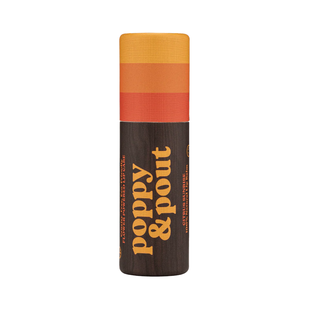 Poppy & Pout Lip Balm - Citrus Sunrise