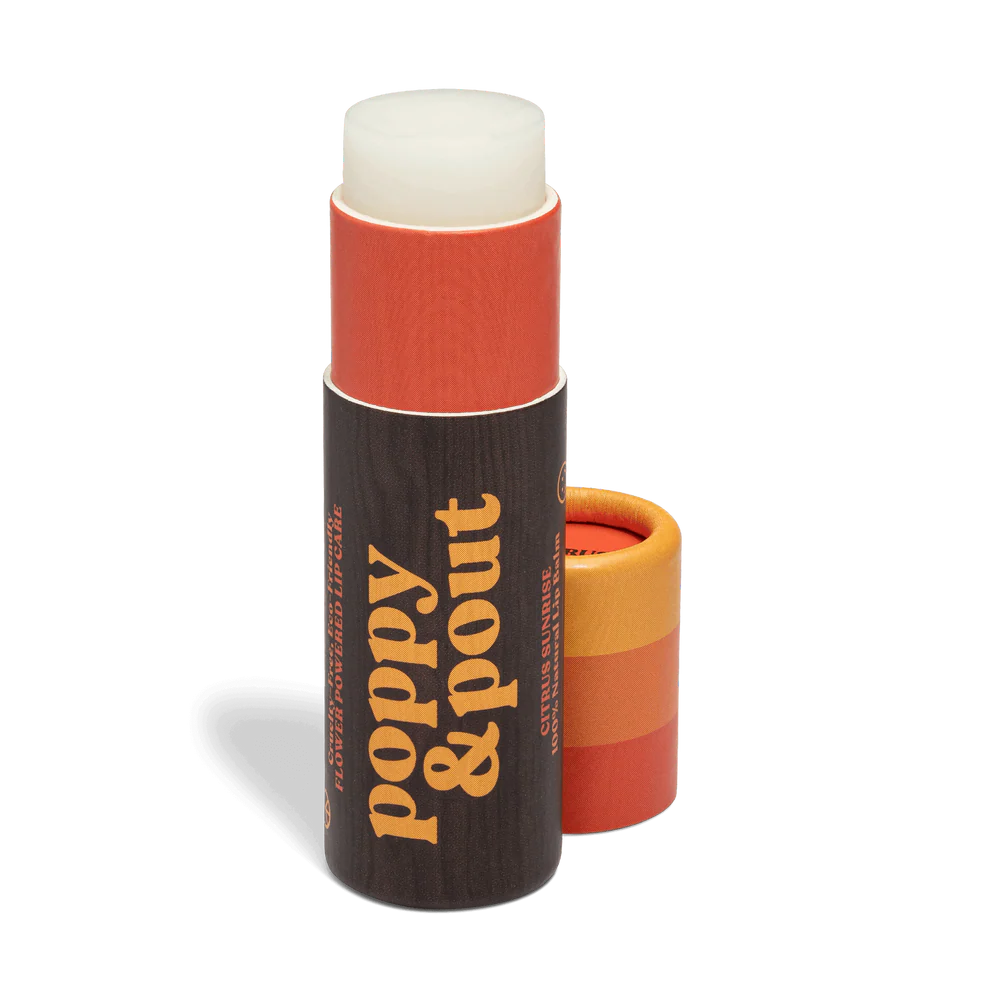 Poppy & Pout Lip Balm - Citrus Sunrise