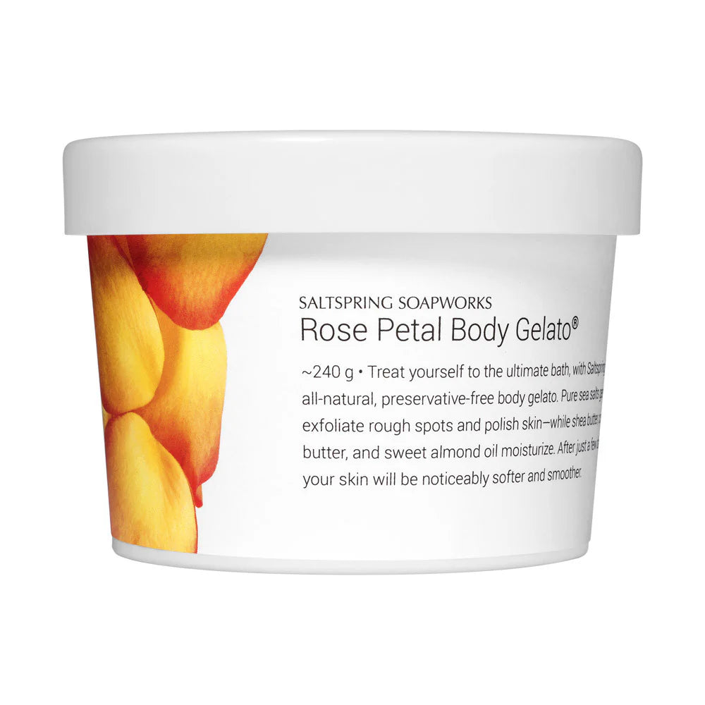 Saltspring Soapworks Body Gelato -  ROSE PETAL