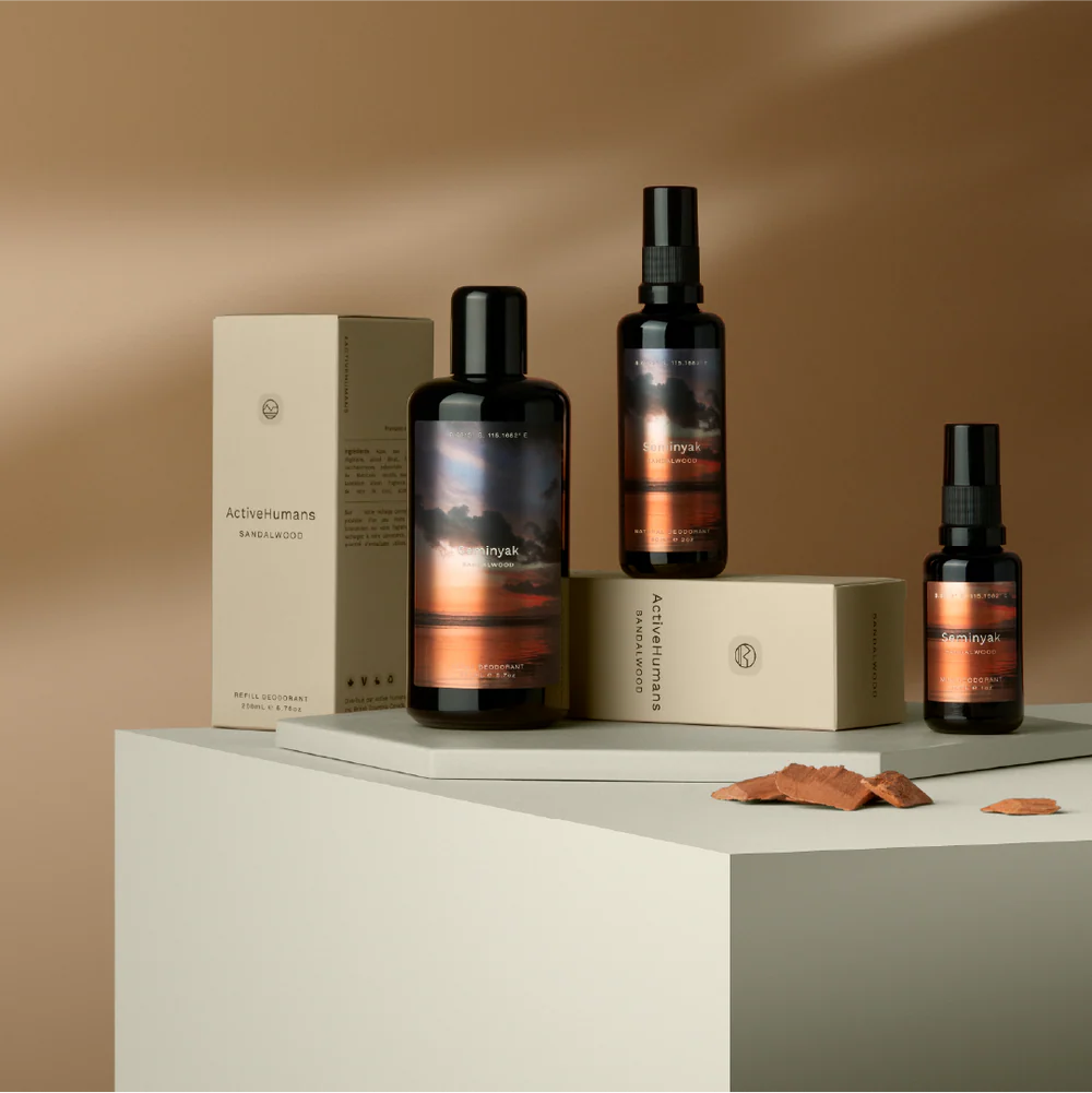 Activehumans Sandalwood Deodorant spray