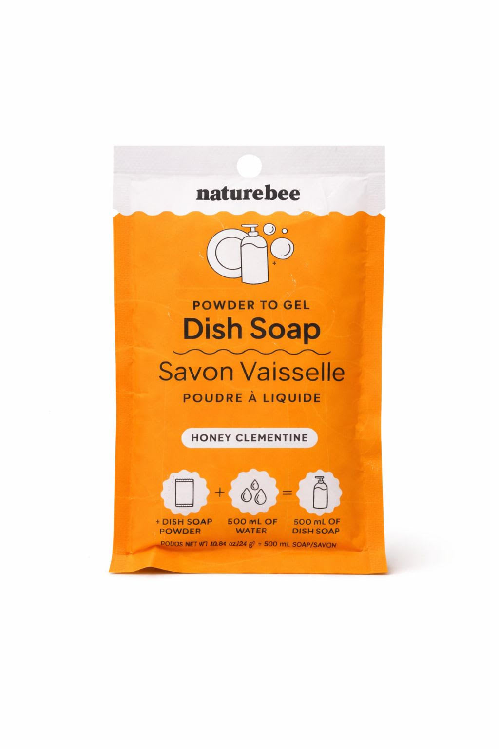 Nature Bee Powder to Gel Dish Soap Refill