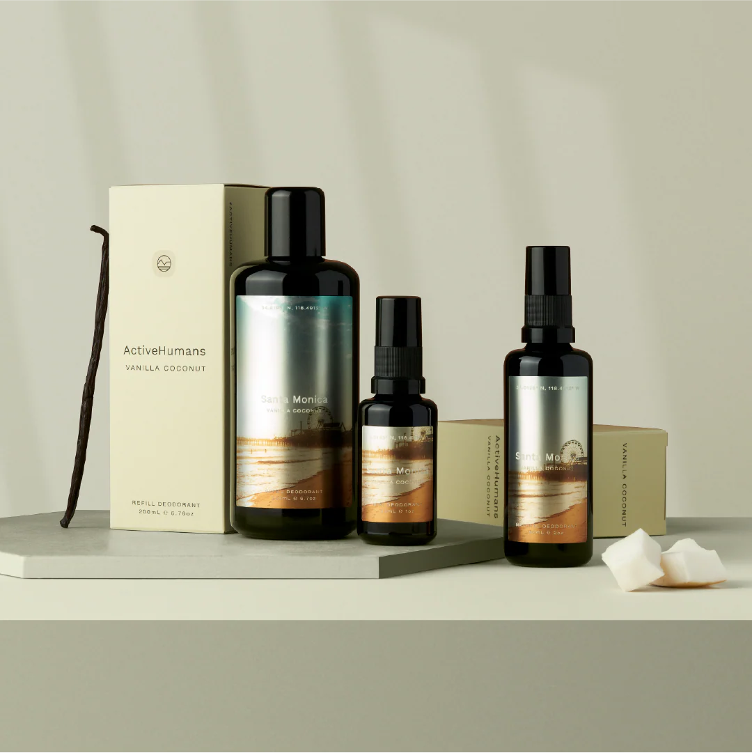 Activehumans Vanilla Coconut Deodorant Spray