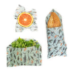 Beeswax Food Wraps Wrapping Orange Greens Bread