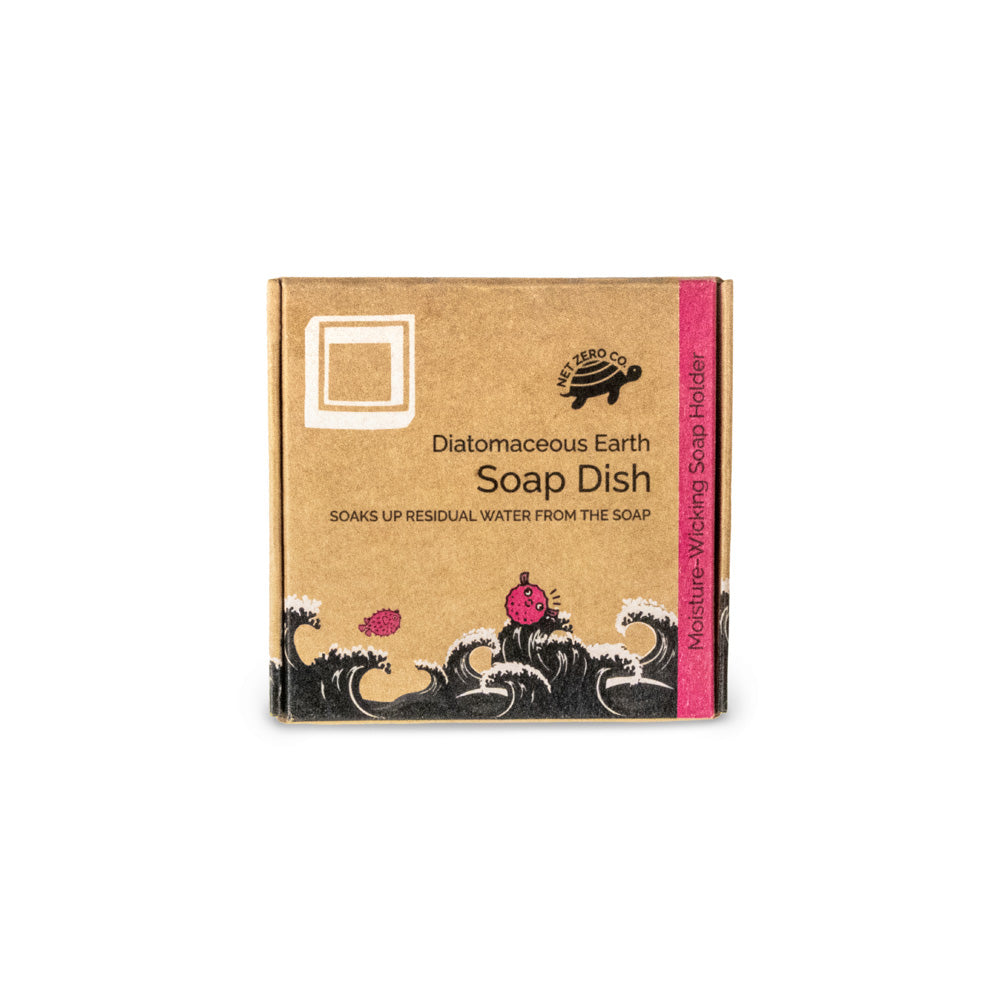 Diatomaceous Earth Soap Dish With Zero Waste Eco Friendly Packaging