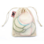 Organic Cotton Laundry Bag For Bamboo Cotton Rounds