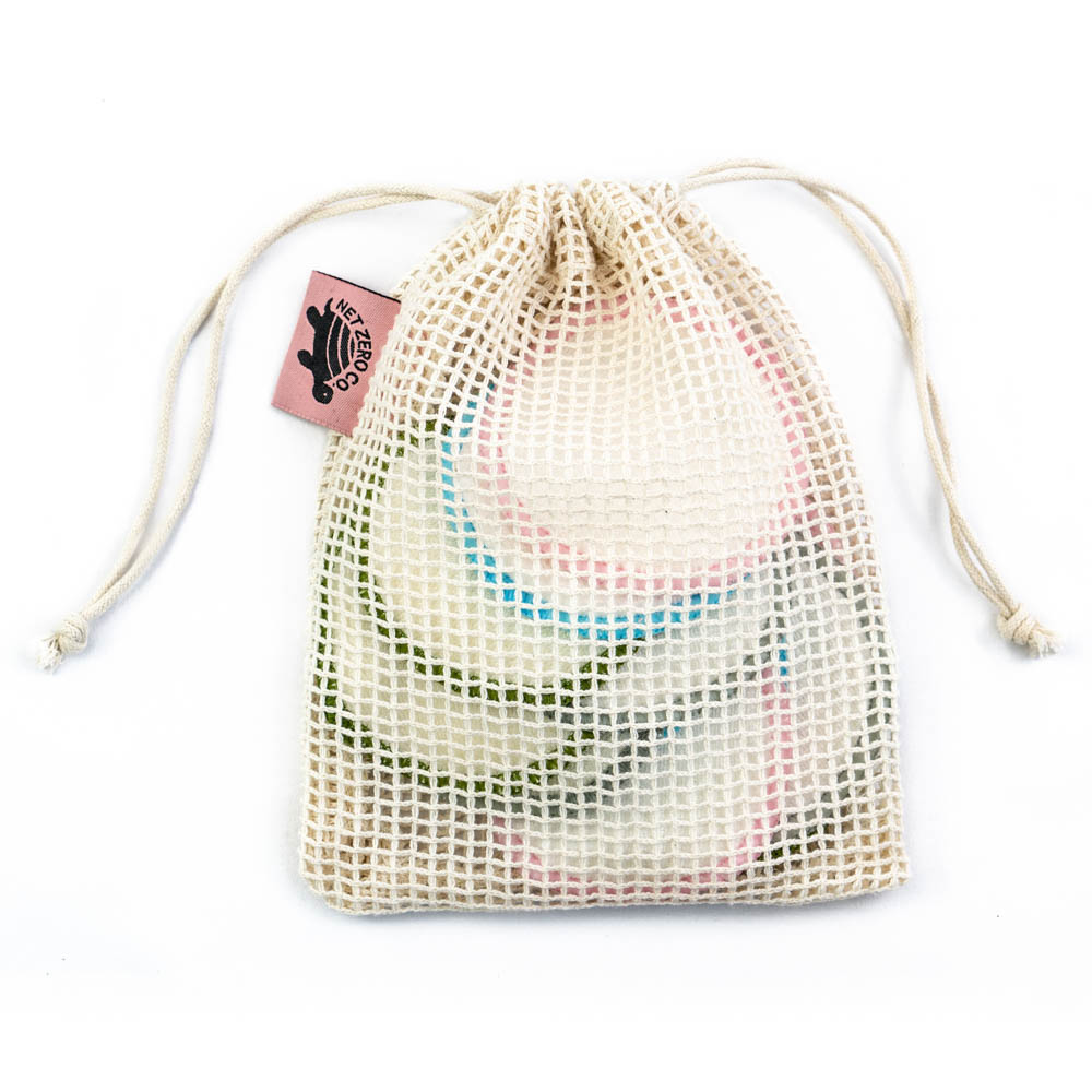 Organic Cotton Laundry Bag For Bamboo Cotton Rounds