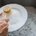 Bamboo Dishwashing Brush with Handle