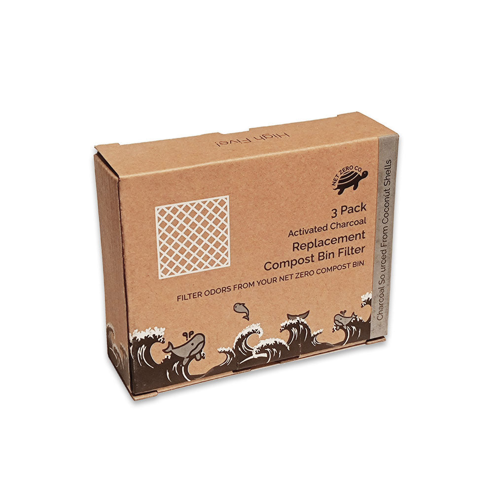 3-Pack Replacement Carbon Filter - For Compost Bins